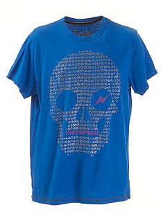 Pirate Skull Cobalt Blue Tshirt