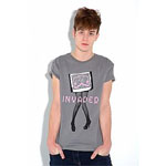 Invaded Legs Moonmist Grey Tshirt