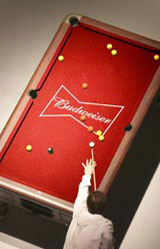 Budweiser Pool Table Cover