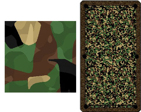 Camouflage Pool Table Cover