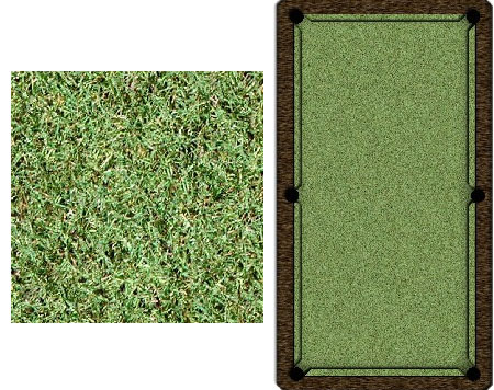 Grass Pool Table Cover