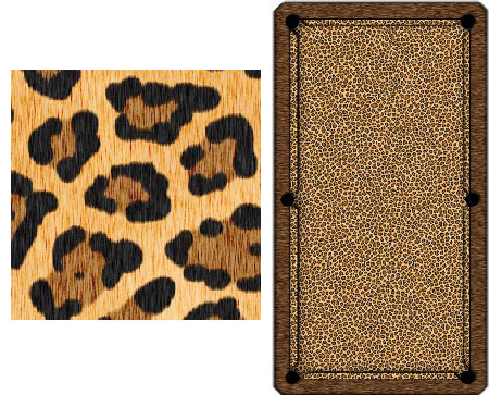 Leopard Pool Table Cover