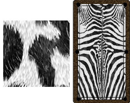 Zebra Pool Table Cover